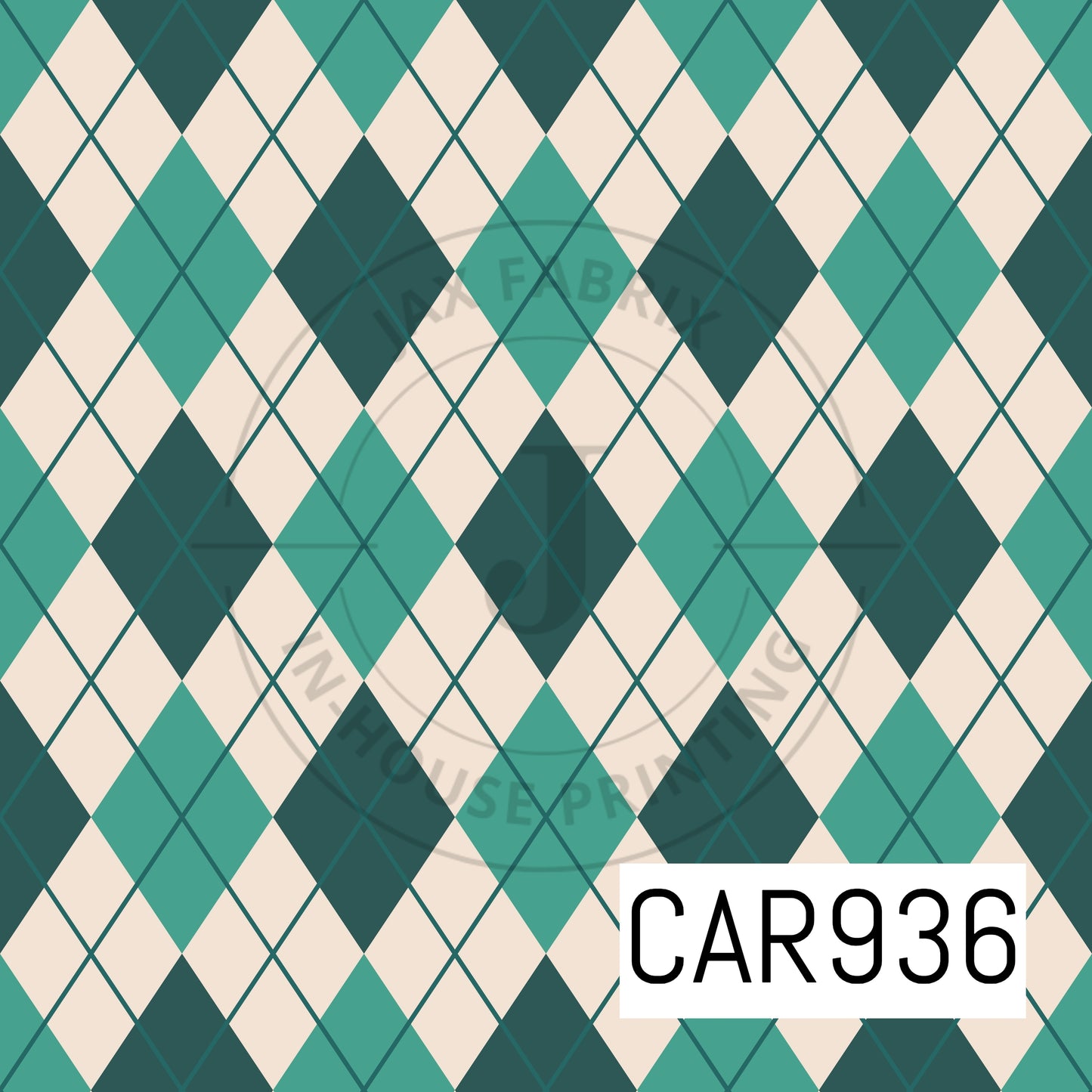 Whimsical Winter Argyle CAR936