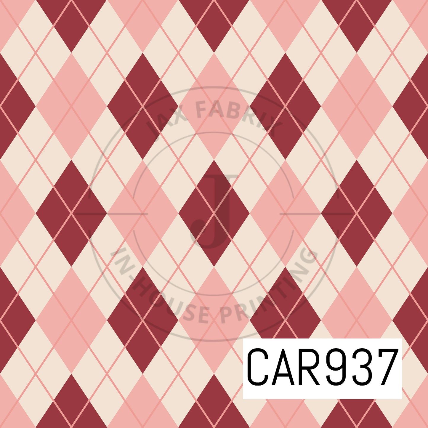 Whimsical Winter Argyle CAR937
