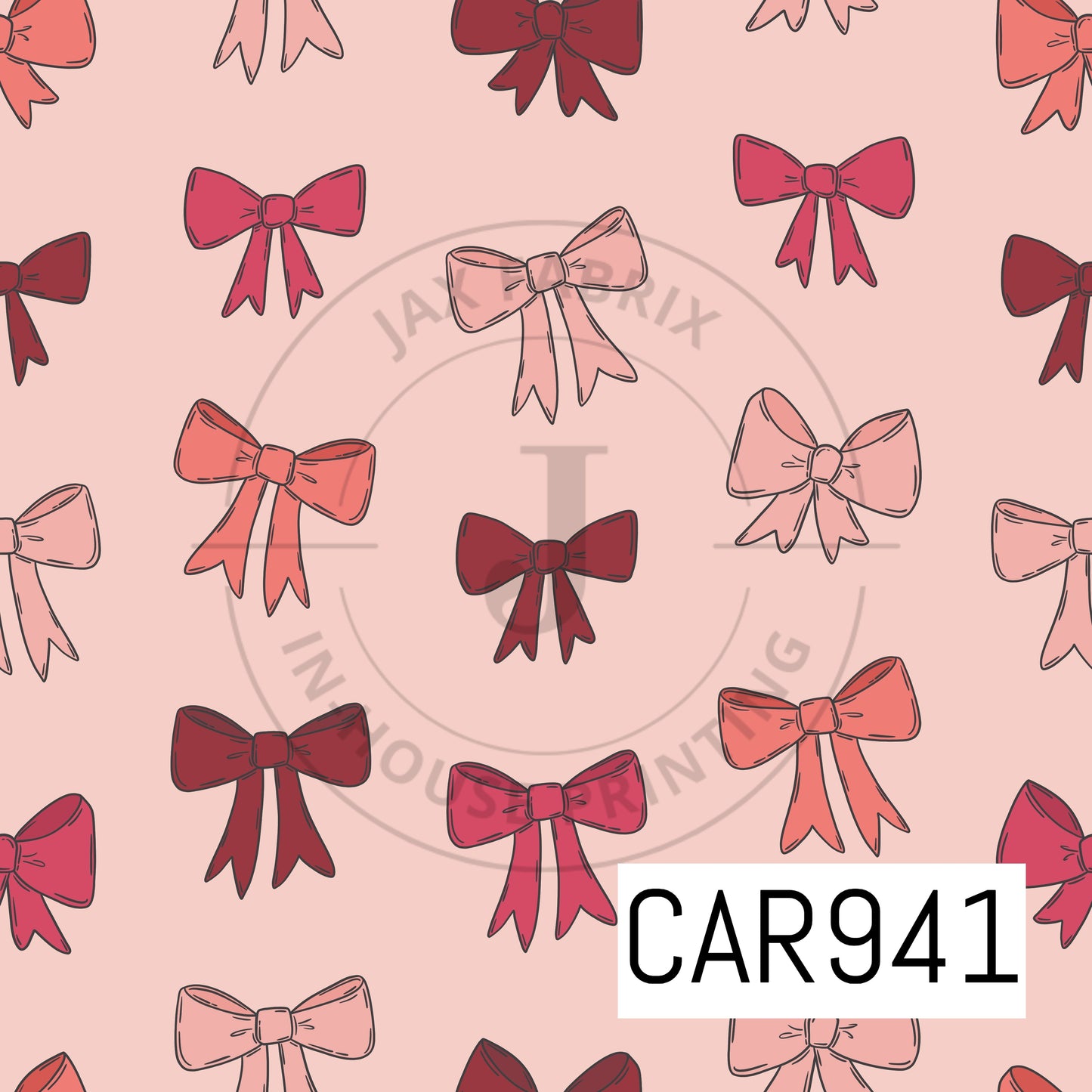 Whimsical Winter Bows CAR941