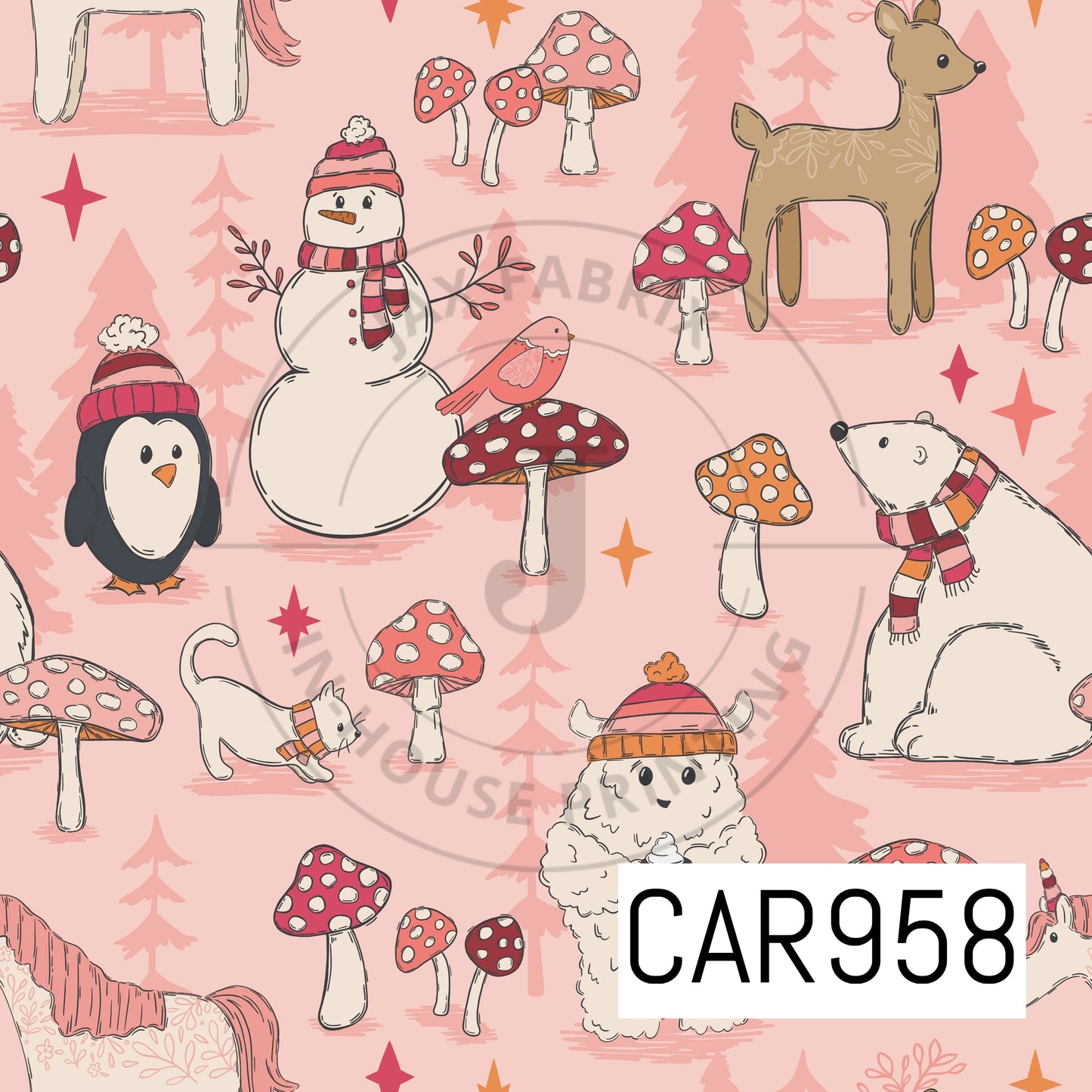 Whimsical Winter Woods CAR958