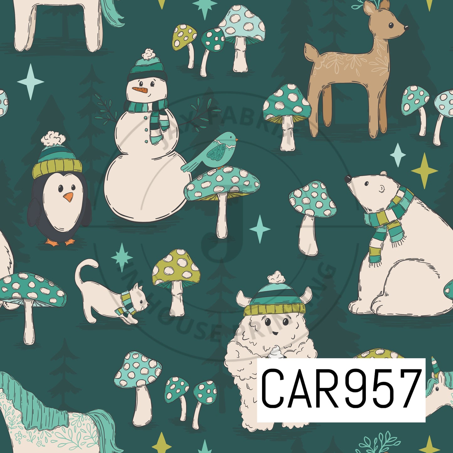 Whimsical Winter Woods CAR957