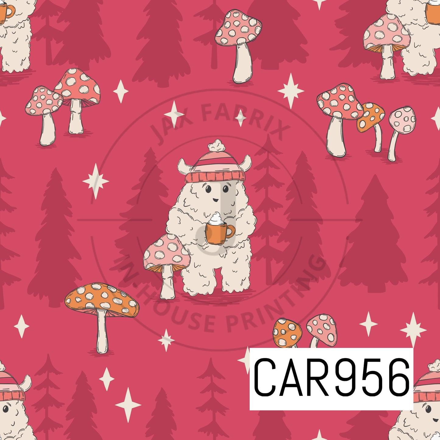 Whimsical Winter Yeti CAR956