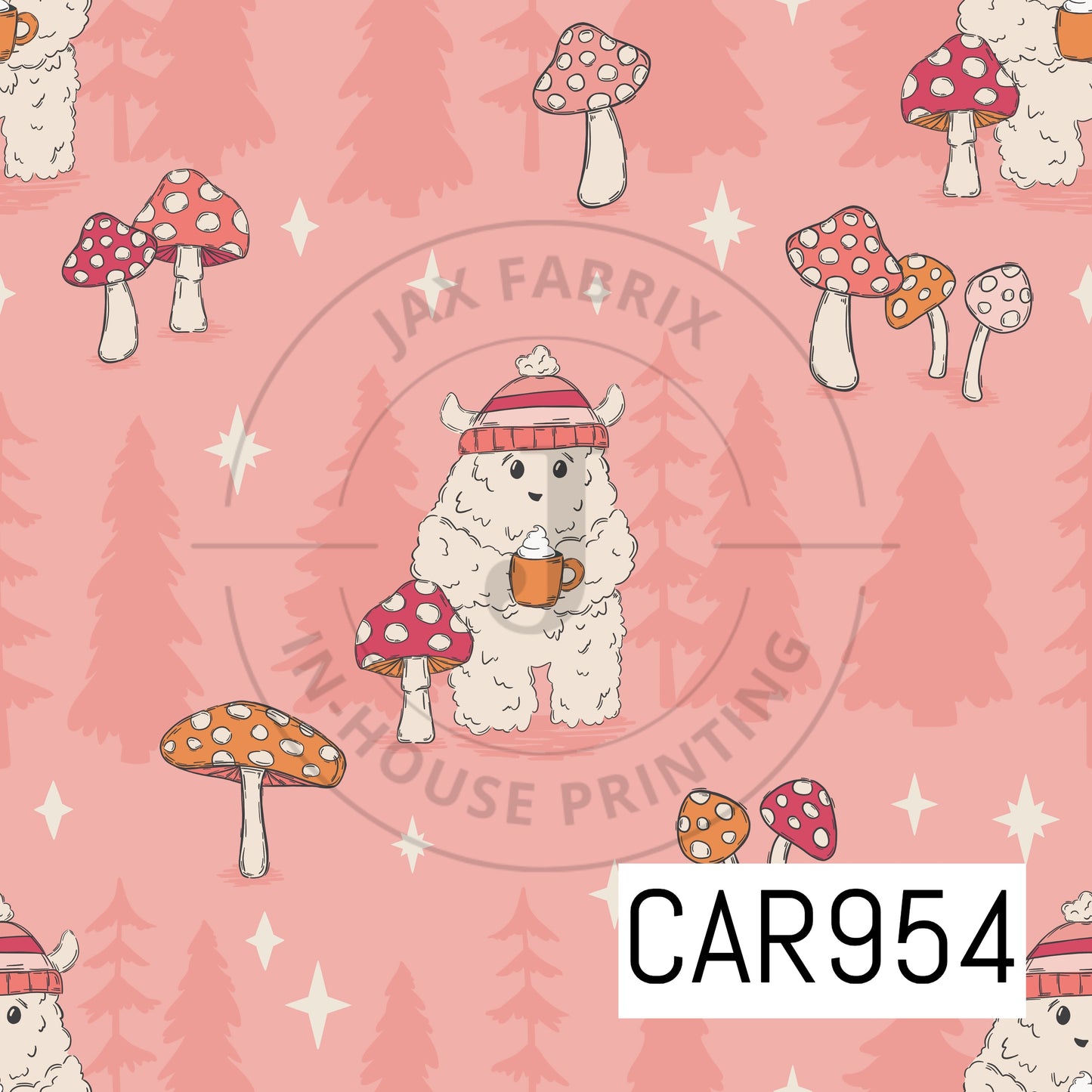 Whimsical Winter Yeti CAR954