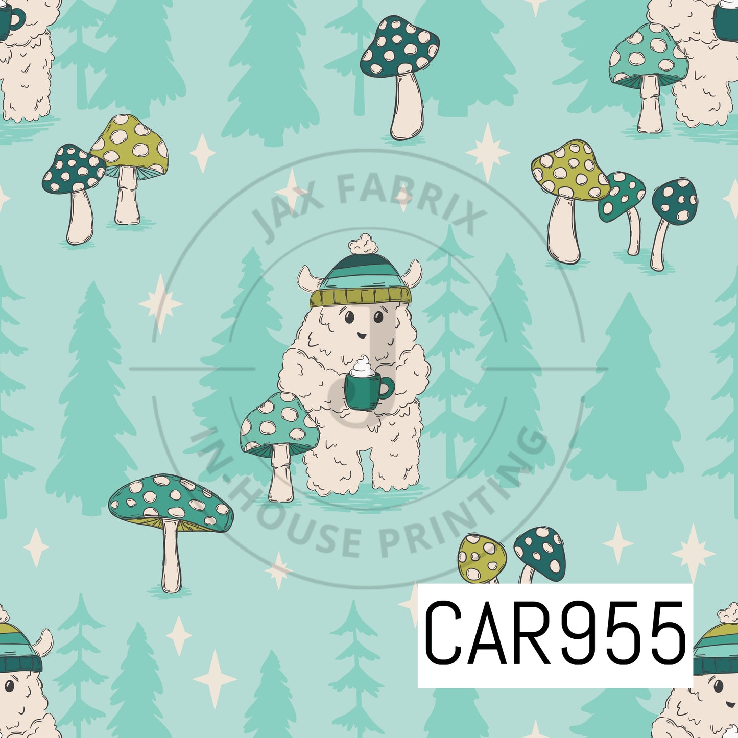 Whimsical Winter Yeti CAR955