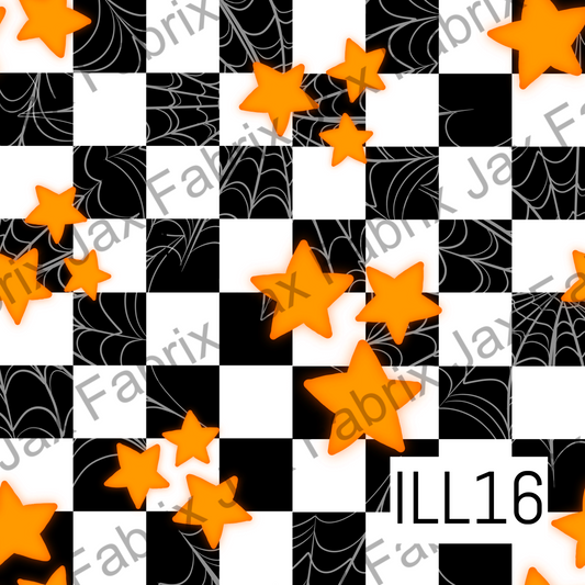 Checkered Web Stars ILL16
