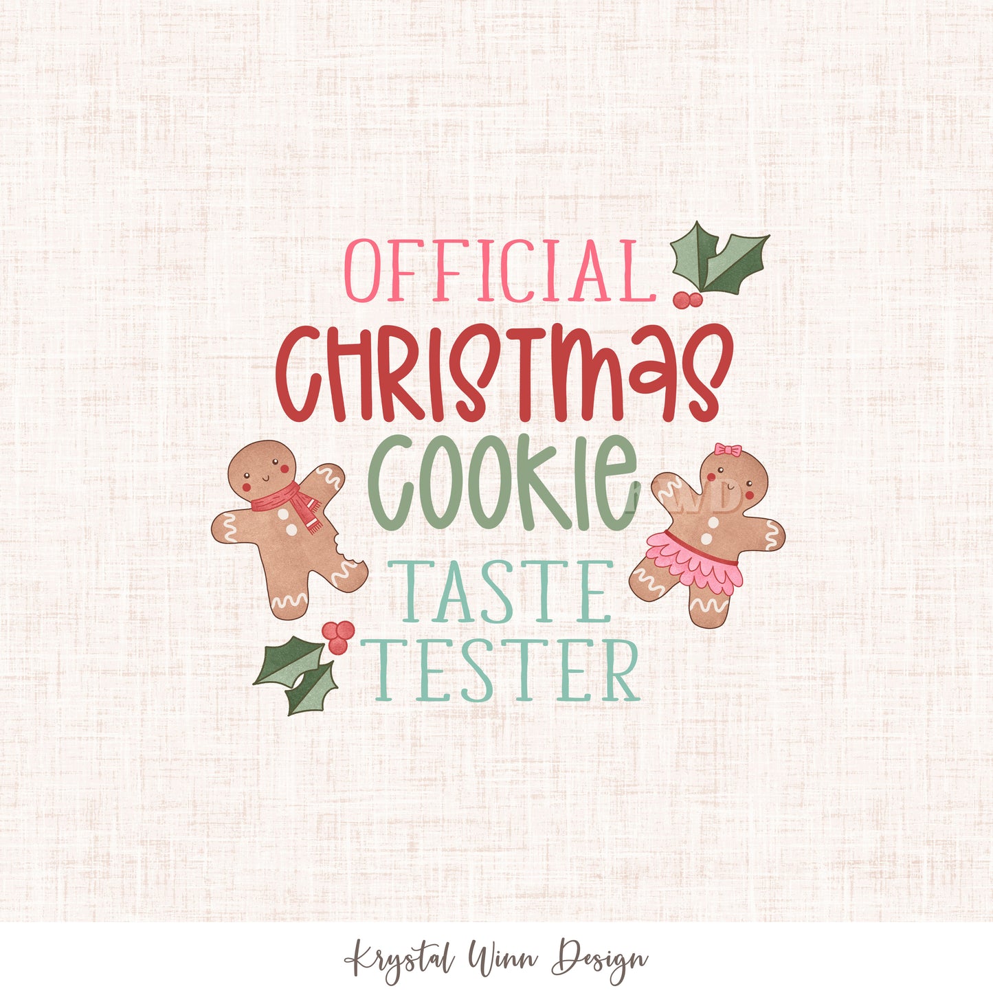 Christmas Cookie Panel KW1312