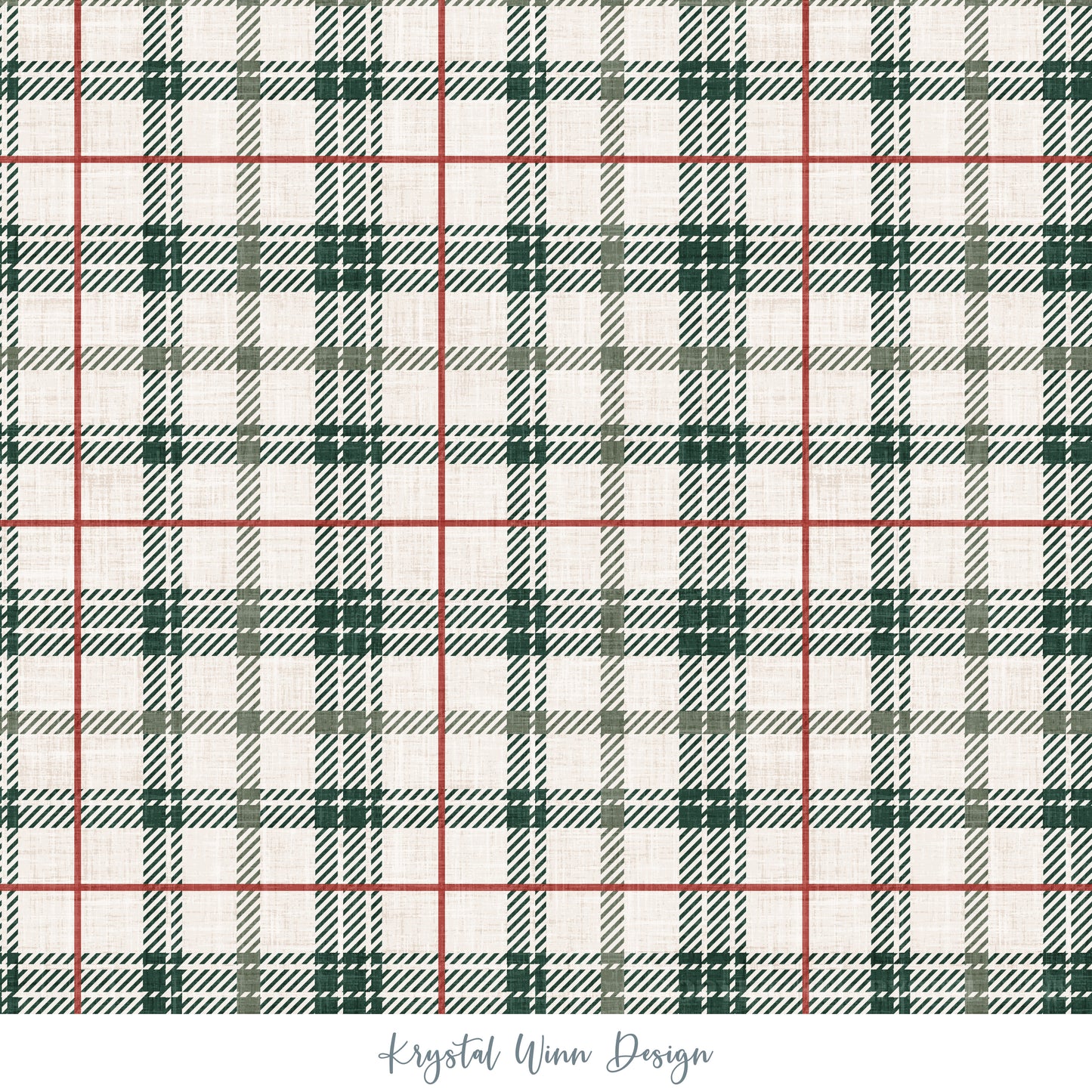 Christmas Faux Flannels Plaid Christmas Tree KW1071