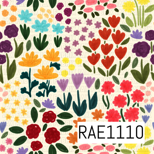 Colorful Marker Flower Field RAE1110