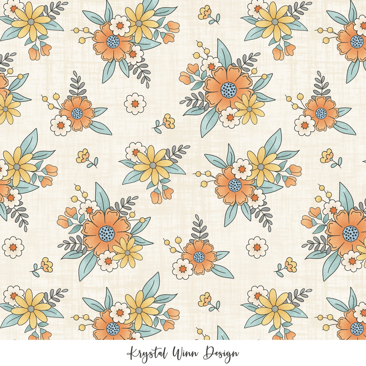 Construction Crew Floral KW605
