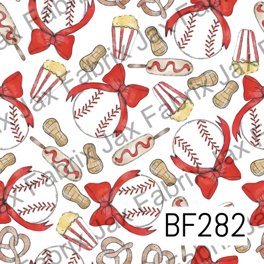 Baseball Bows BF282