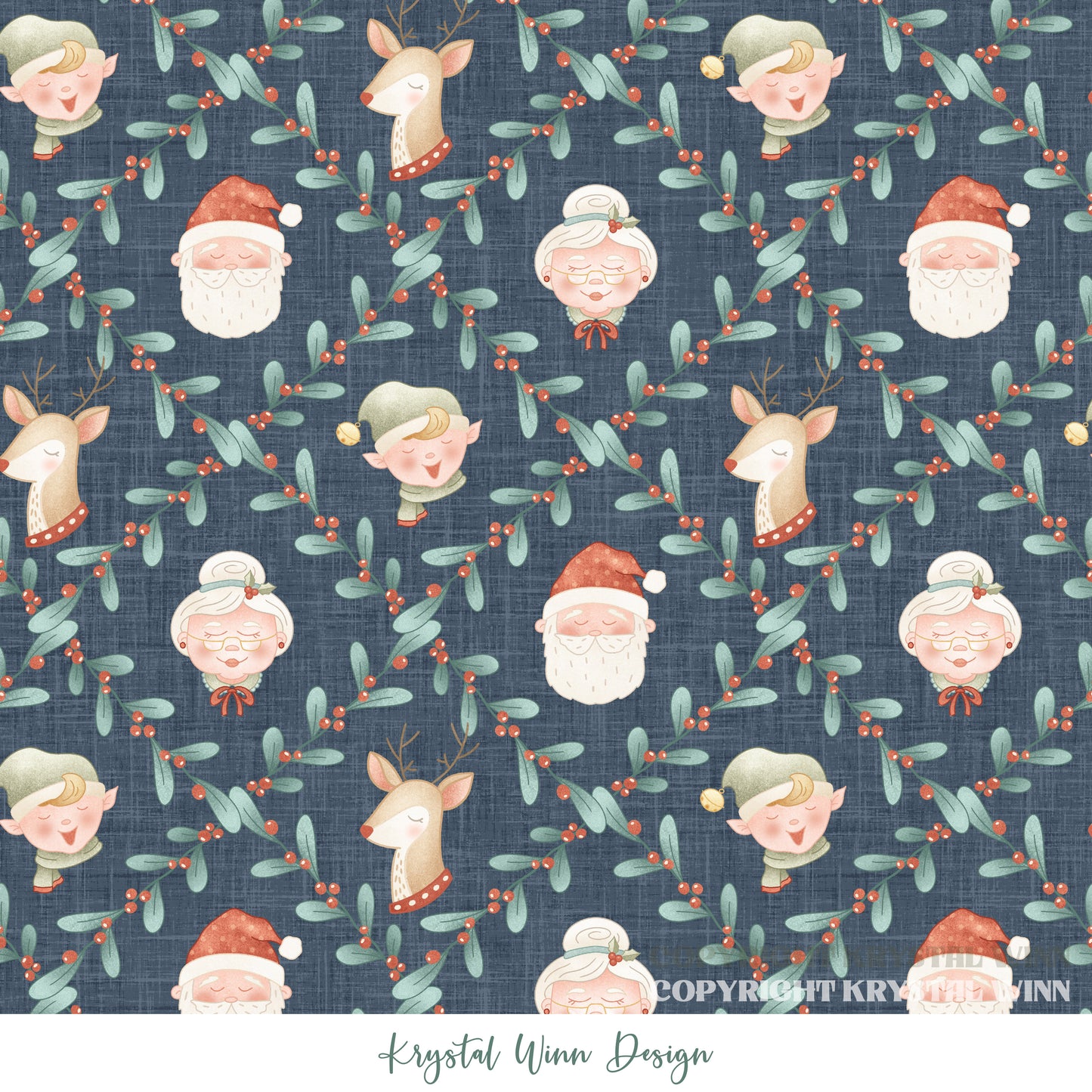 Dear Santa North Pole Navy KW1395