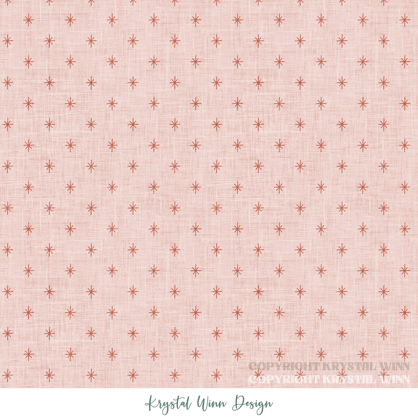 Dear Santa Star Dot Pink KW1354