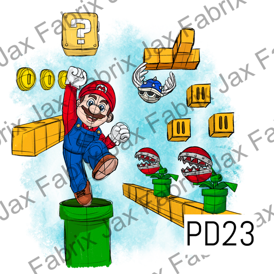 Sketchy Plumber Game  PNG PD23