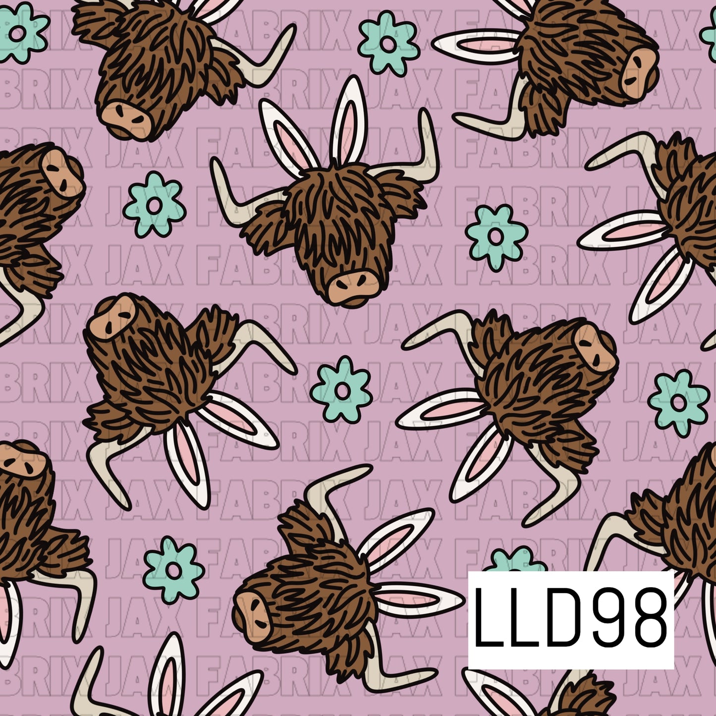 Highland Bunnies Purple LLD98