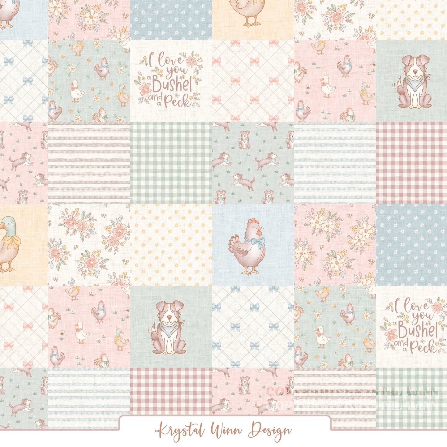 Farmyard Quilt KW1468