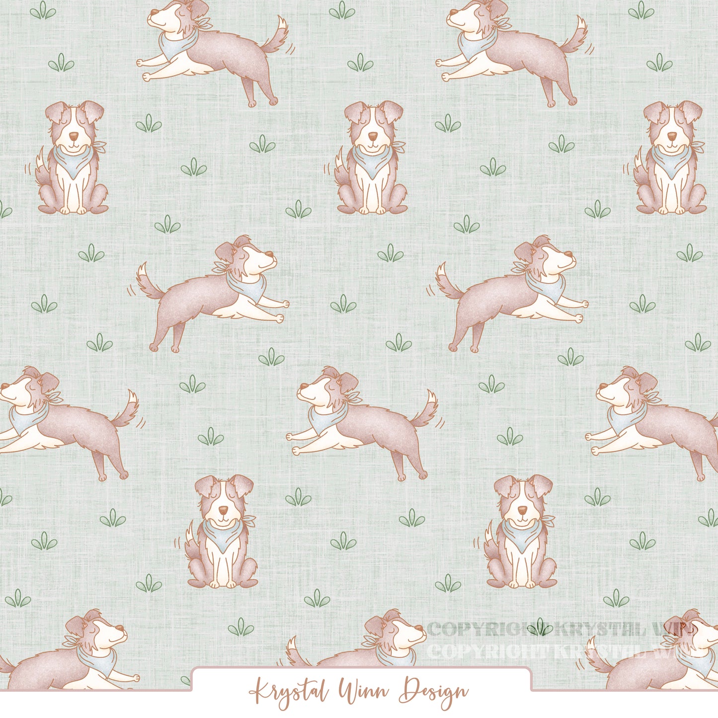Farmyard Dogs Mint KW1472