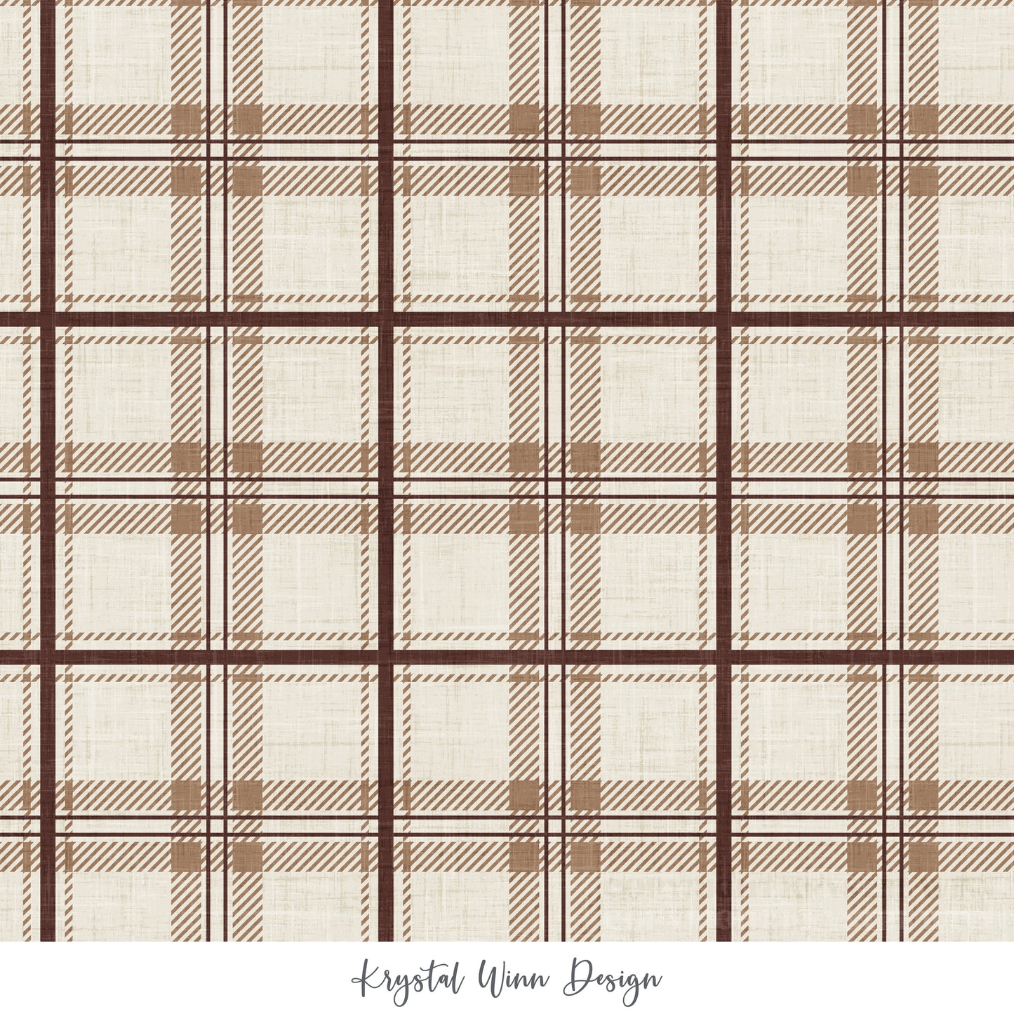 Faux Flannel Smore Plaid KW911