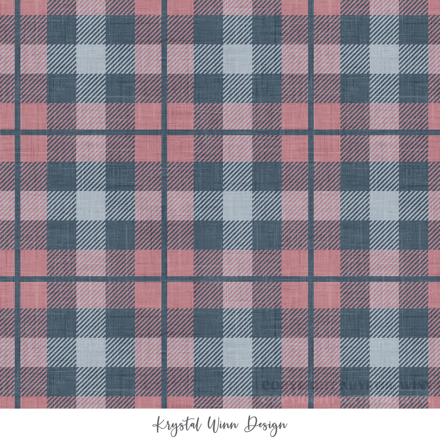 Faux Flannel Sweater Plaid KW908