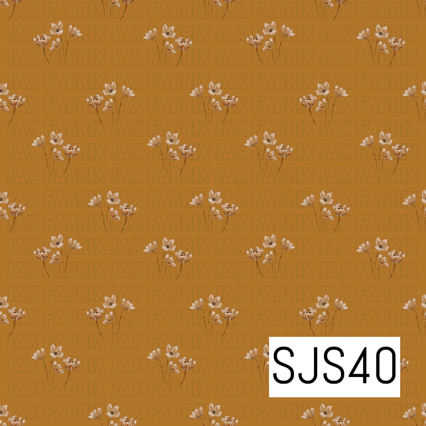 Field of Flowers Brown SJS40