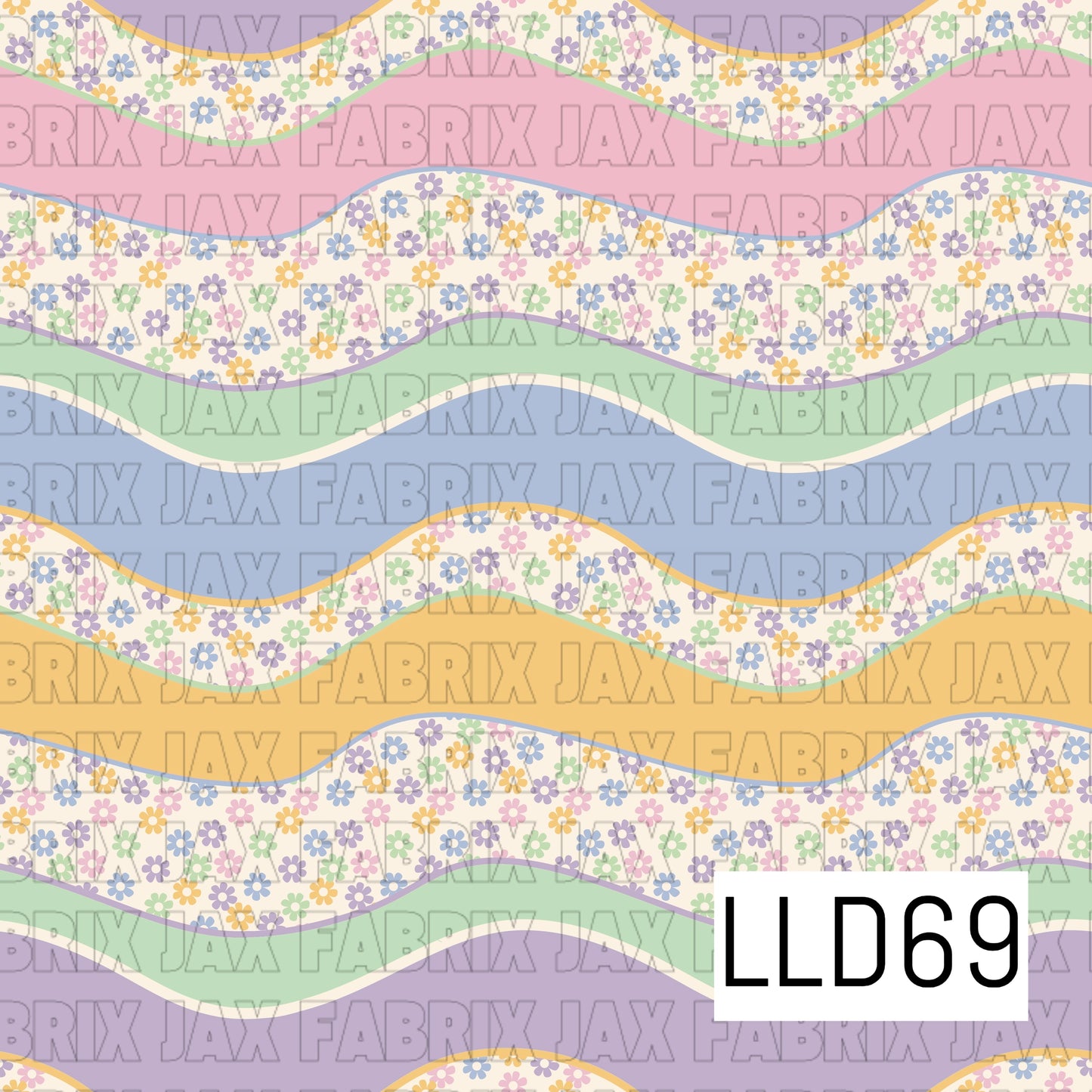Floral Spring Stripes LLD69