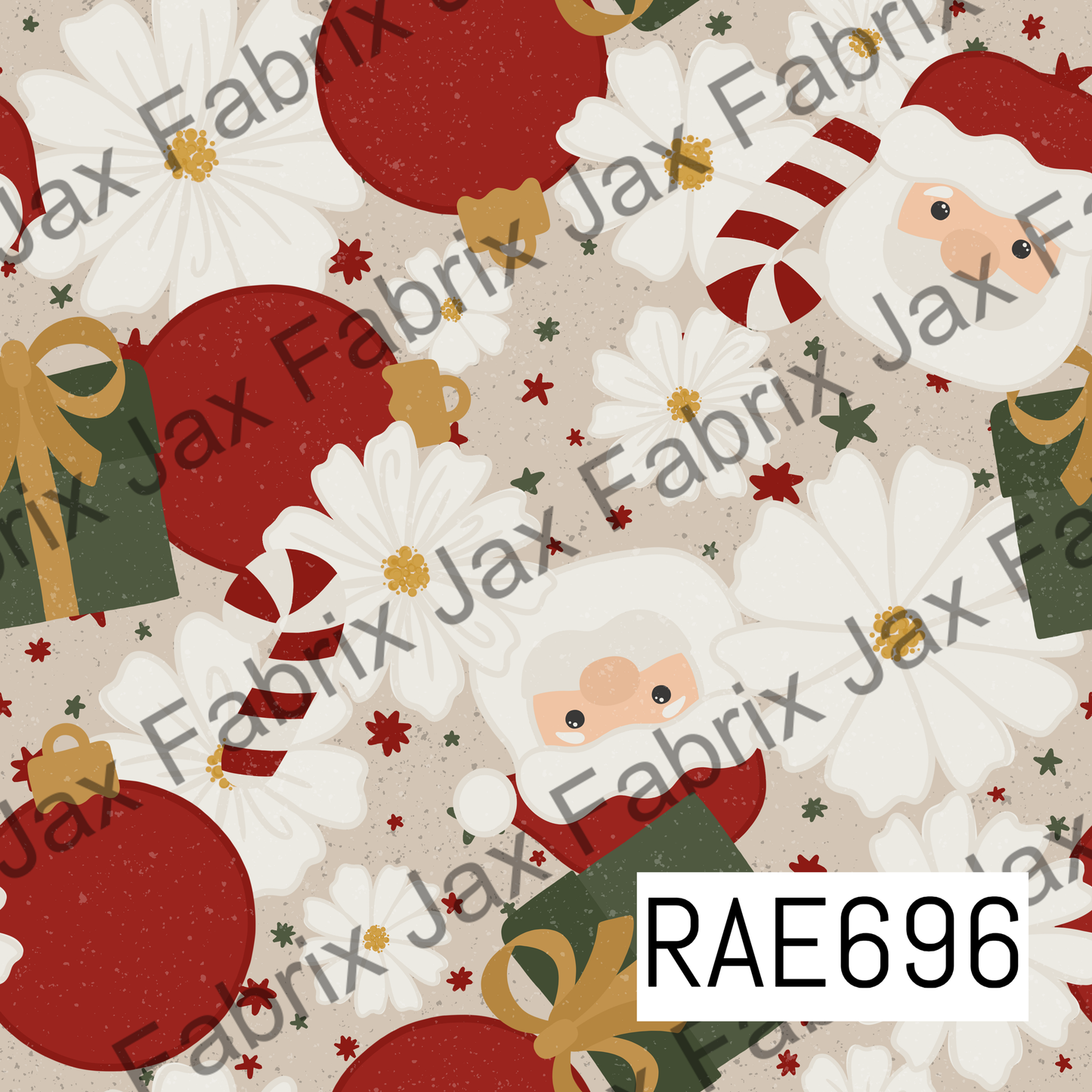 Floral Bulbs and Santa RAE696
