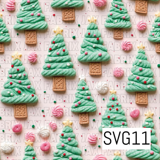 Frosting Christmas Trees SVG11