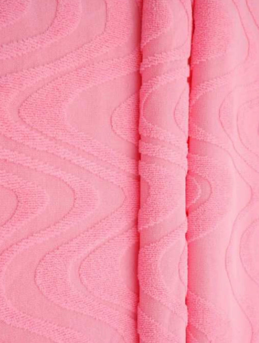 RTS Light Pink wave (sold in bundles of 2 yards)