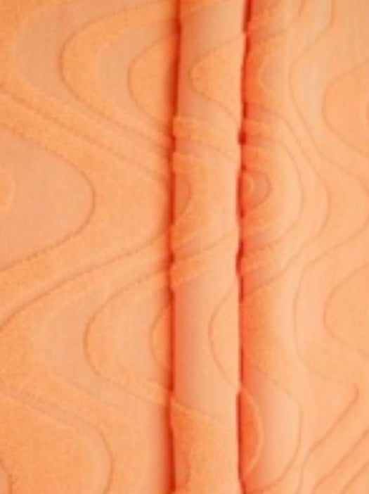 RTS Light Orange wave (sold in bundles of 2 yards)