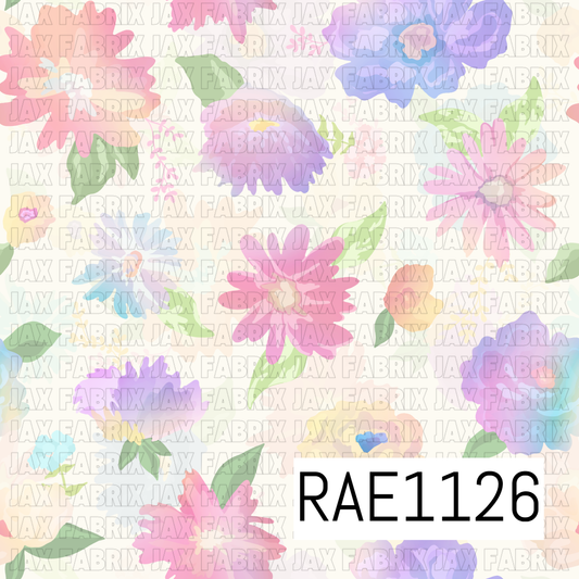 Fun Floral Pastel Flowers RAE1126