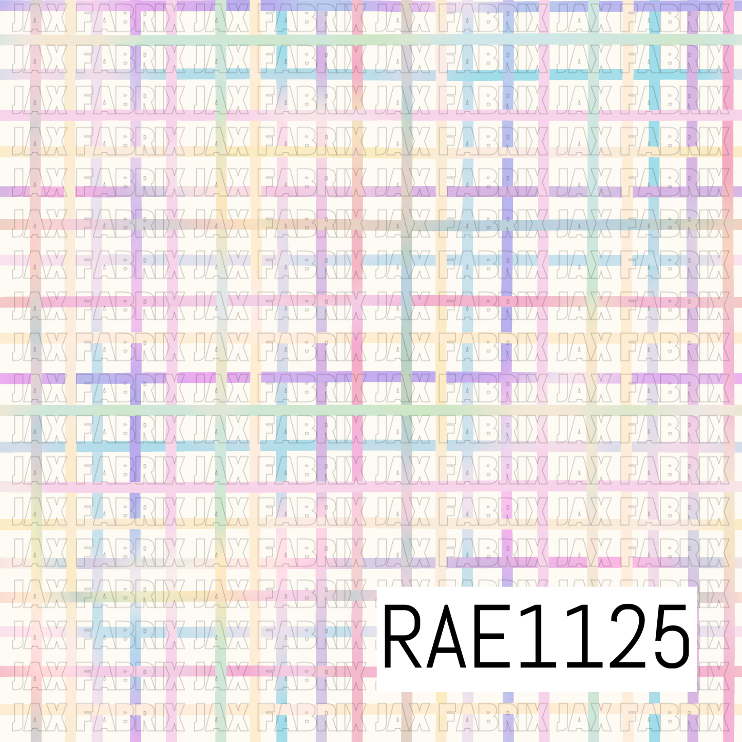 Fun Floral Pastel Plaid RAE1125