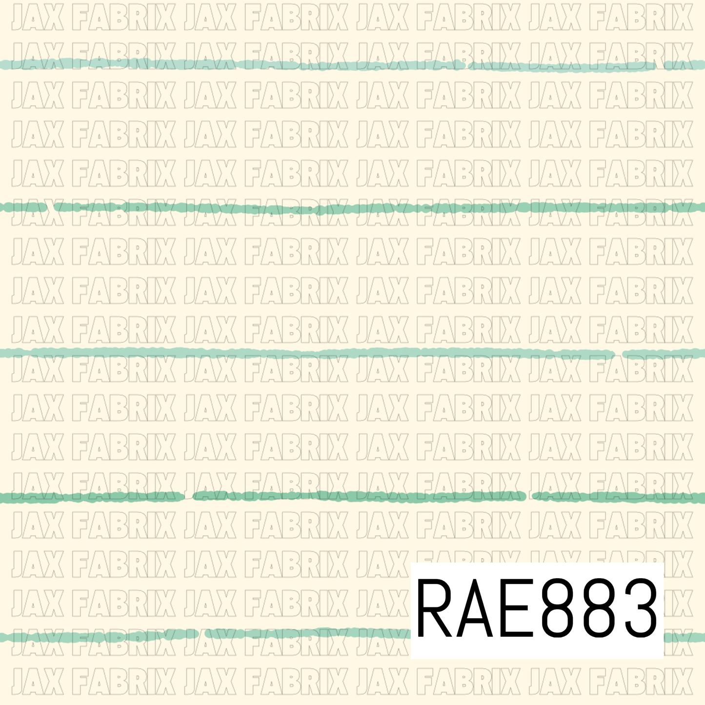 Green Sun Motif Stripes RAE883