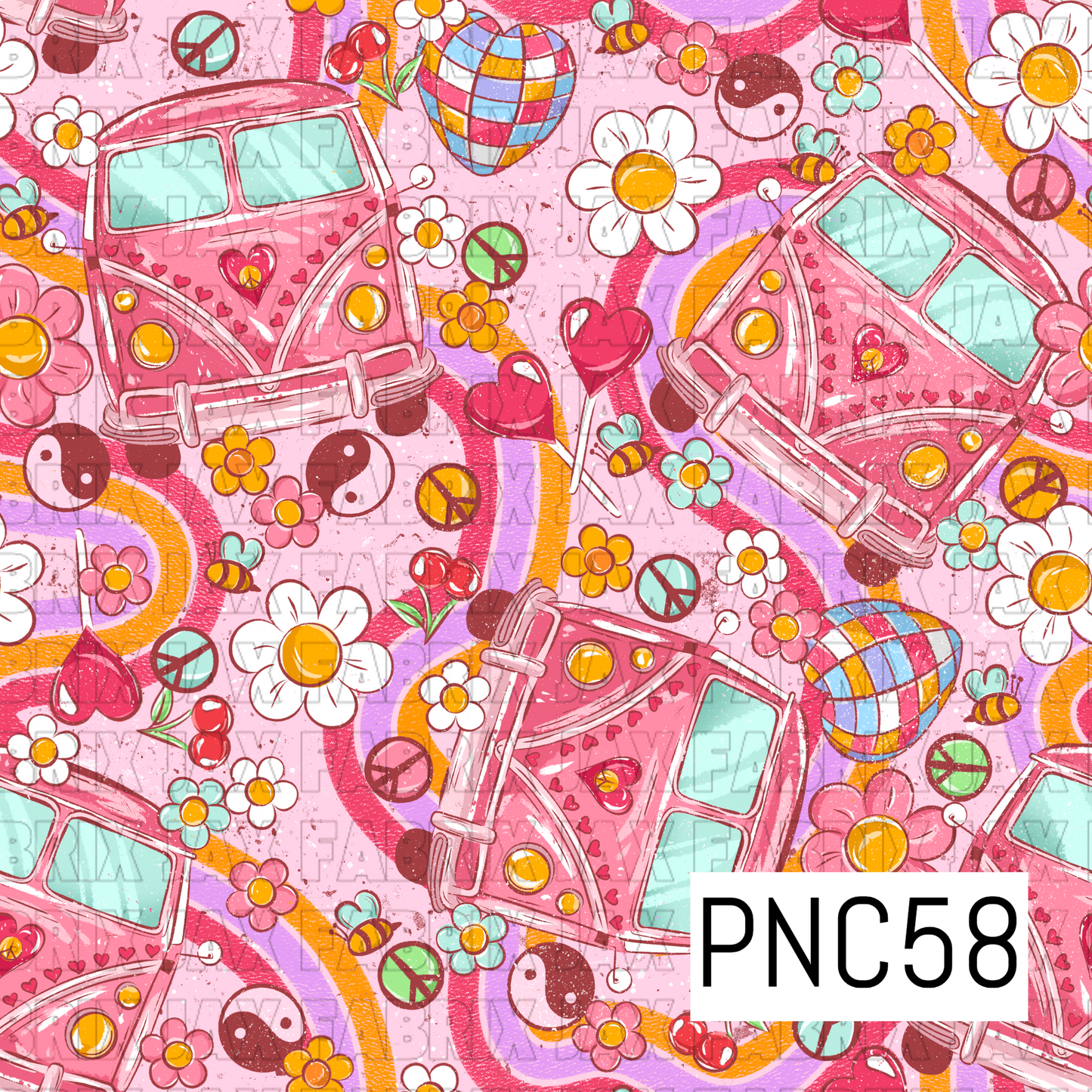 Groovy Love Bus PCN58