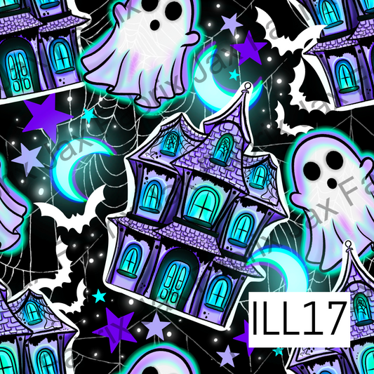 Haunted House Purple ILL17
