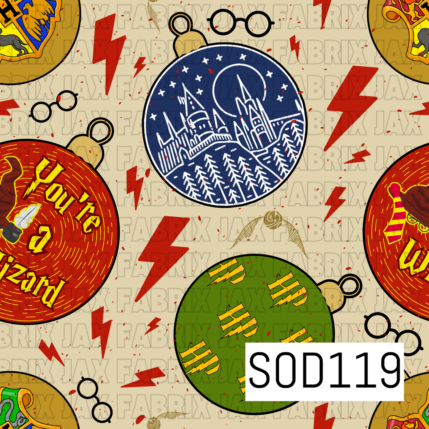 Wizard Ornaments SOD119