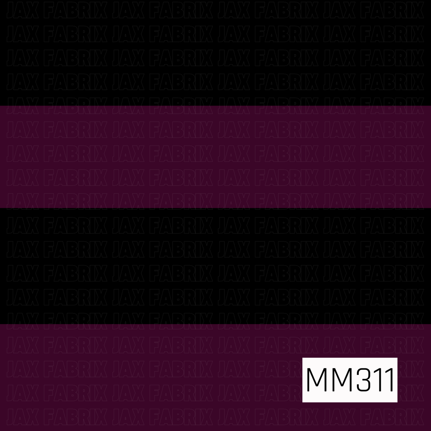 A simple seamless stripe pattern featuring bold black and deep plum horizontal stripes. The rich, moody color palette creates a clean coordinating design that's perfect for Halloween, spooky season, gothic themes, and layering with busier prints.