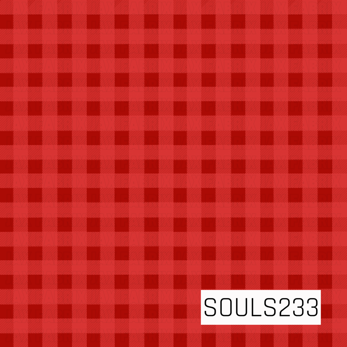 A classic red tonal gingham pattern featuring alternating checks in layered shades of bright red, cherry, and deep crimson. Subtle diagonal linework adds texture within the checks, giving the simple two-tone design a softly woven, fabric-inspired finish.