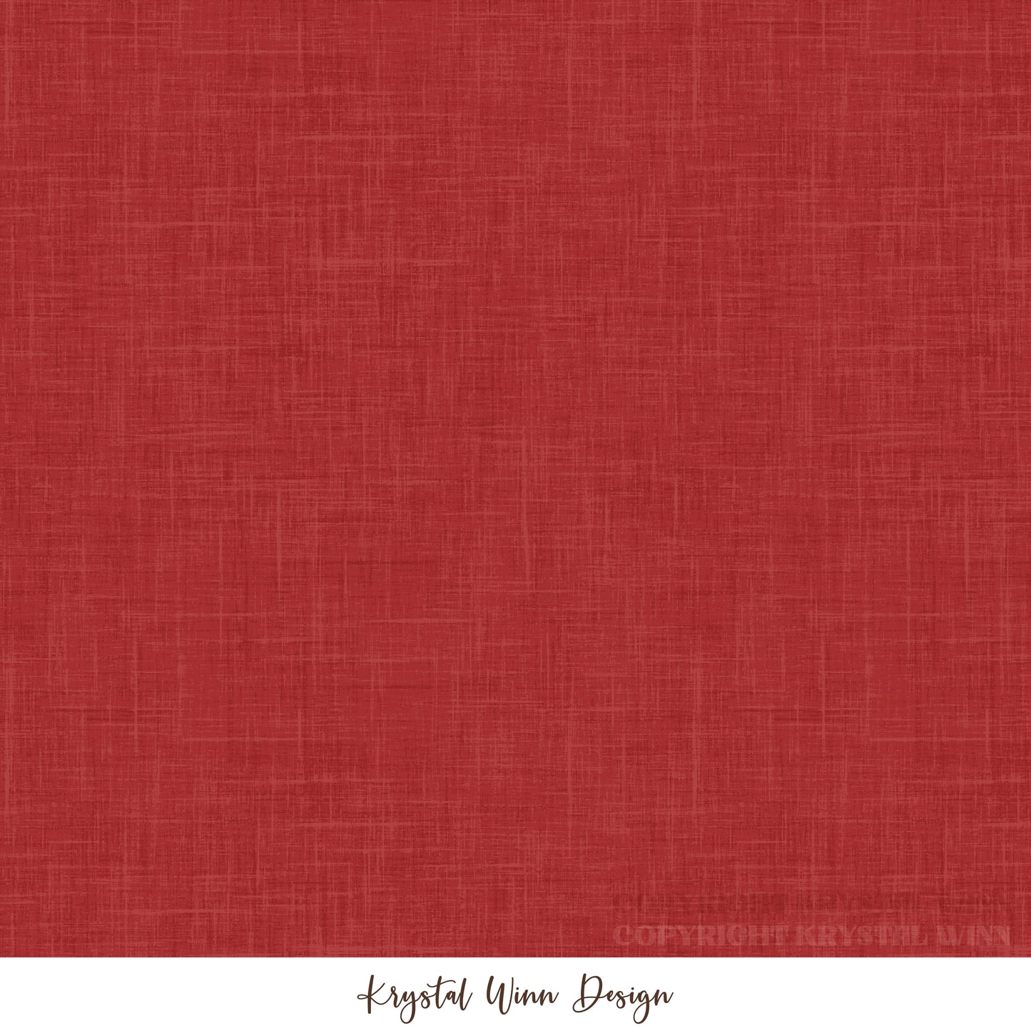 Home for Christmas Solid Red KW1026