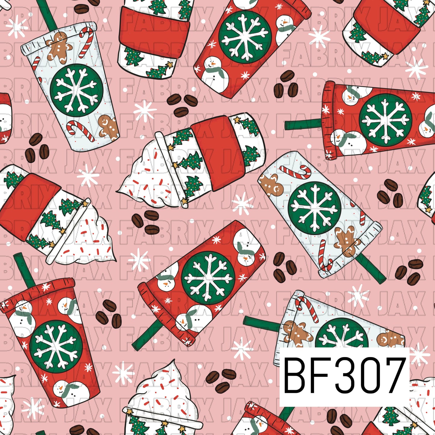 Christmas Coffee Pink BF307