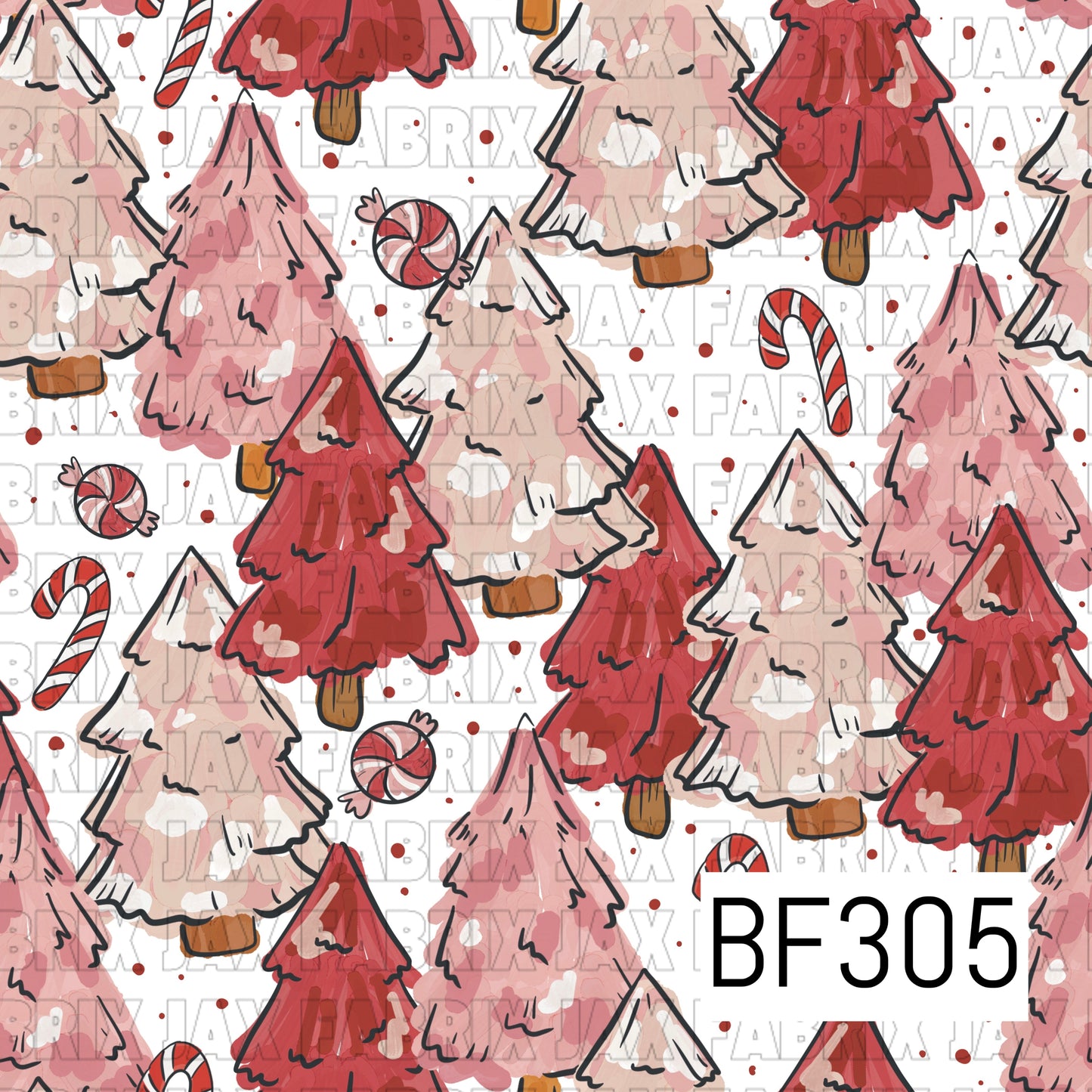 Pink and Red Trees BF305