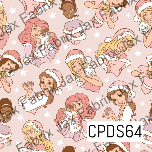 Santa Princess Stars Pink CPDS64