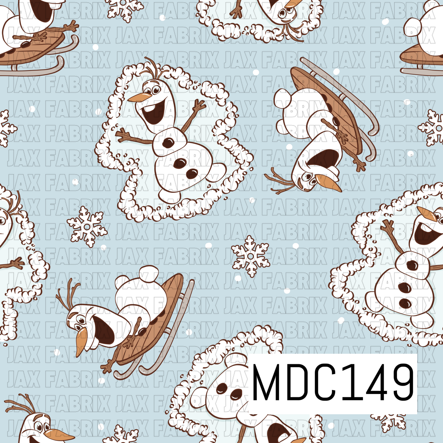 Snowman Blue MDC149