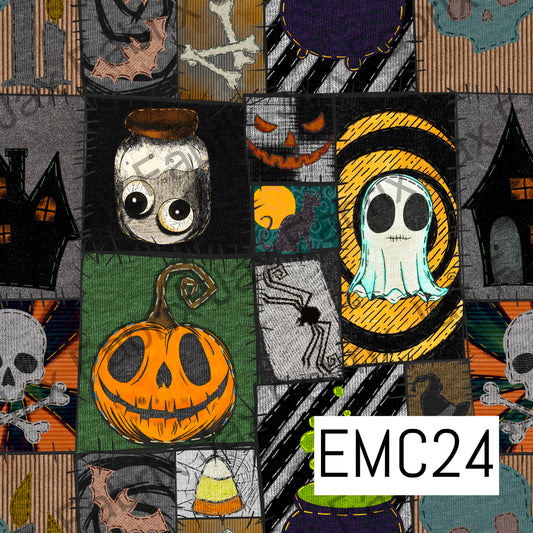 Pumpkin Ghost Patchwork EMC24