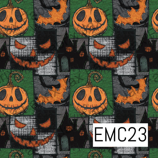 Halloween Pumpkin Patchwork EMC23
