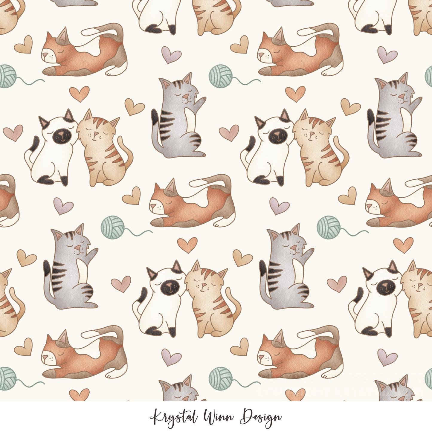 Kitty LoveCats White KW1102