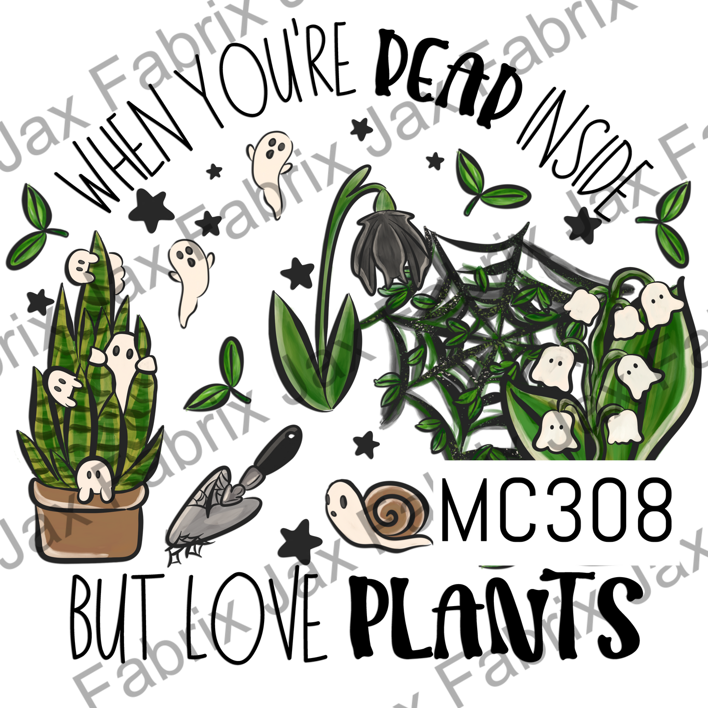 Spooky Garden Plants PNG MC308