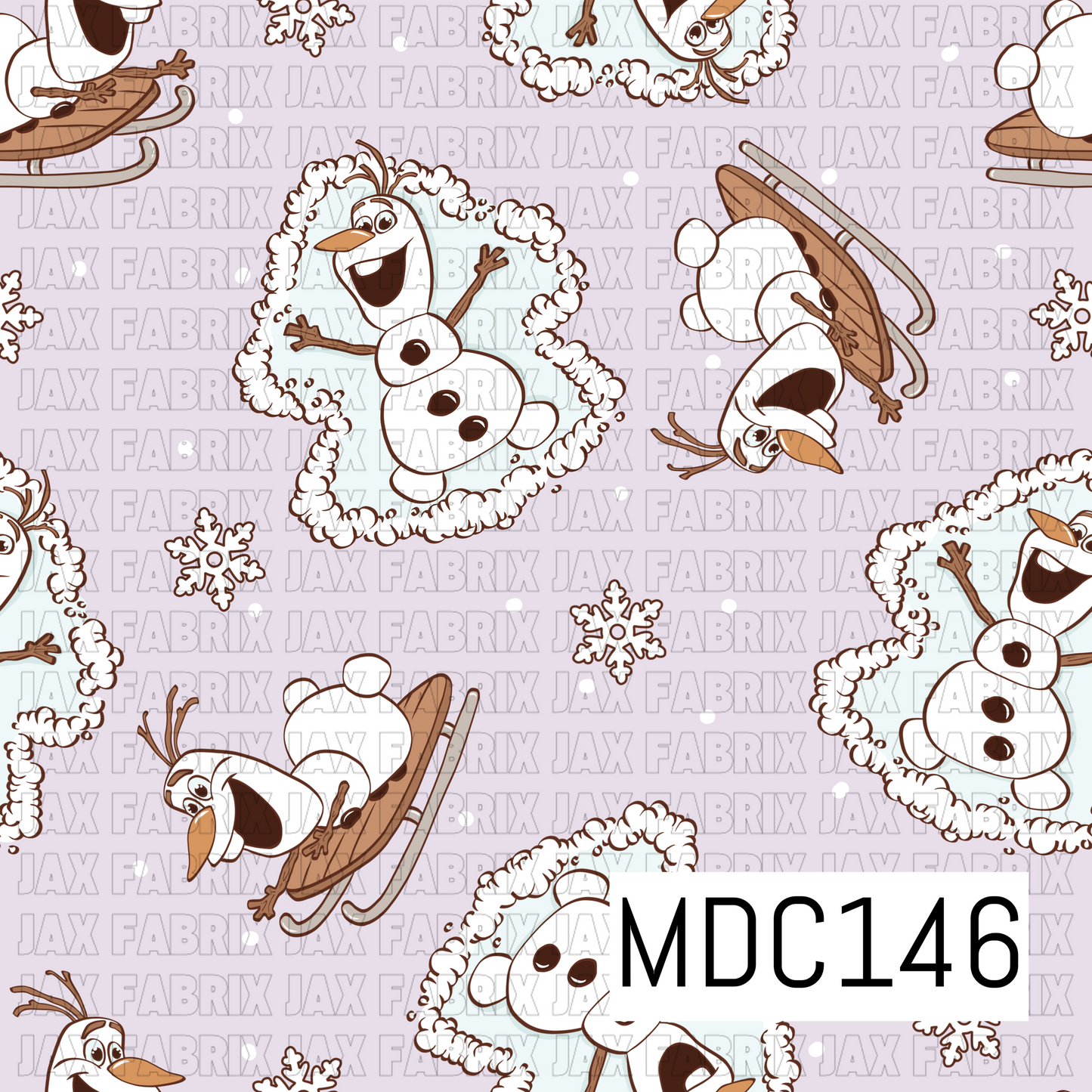 Snowman Light Purple MDC146