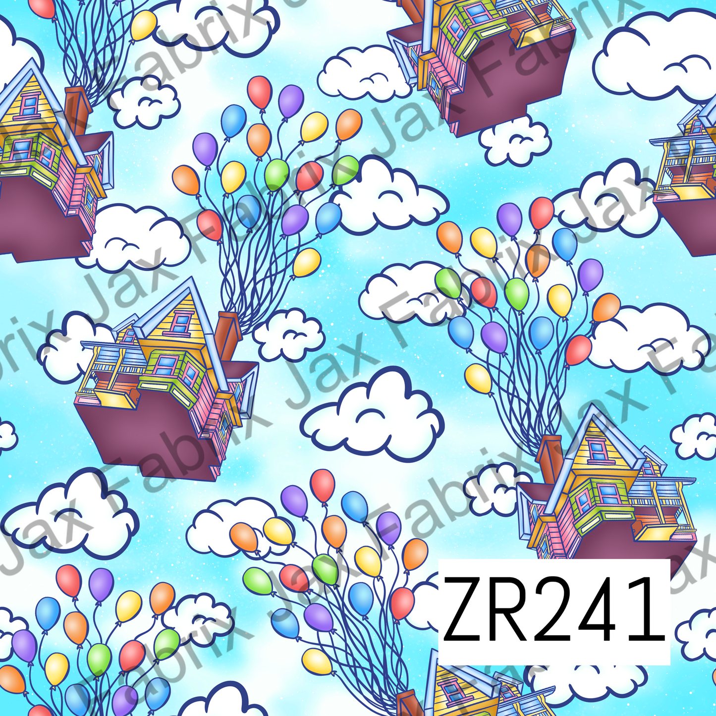Light Blue Flying House ZR241