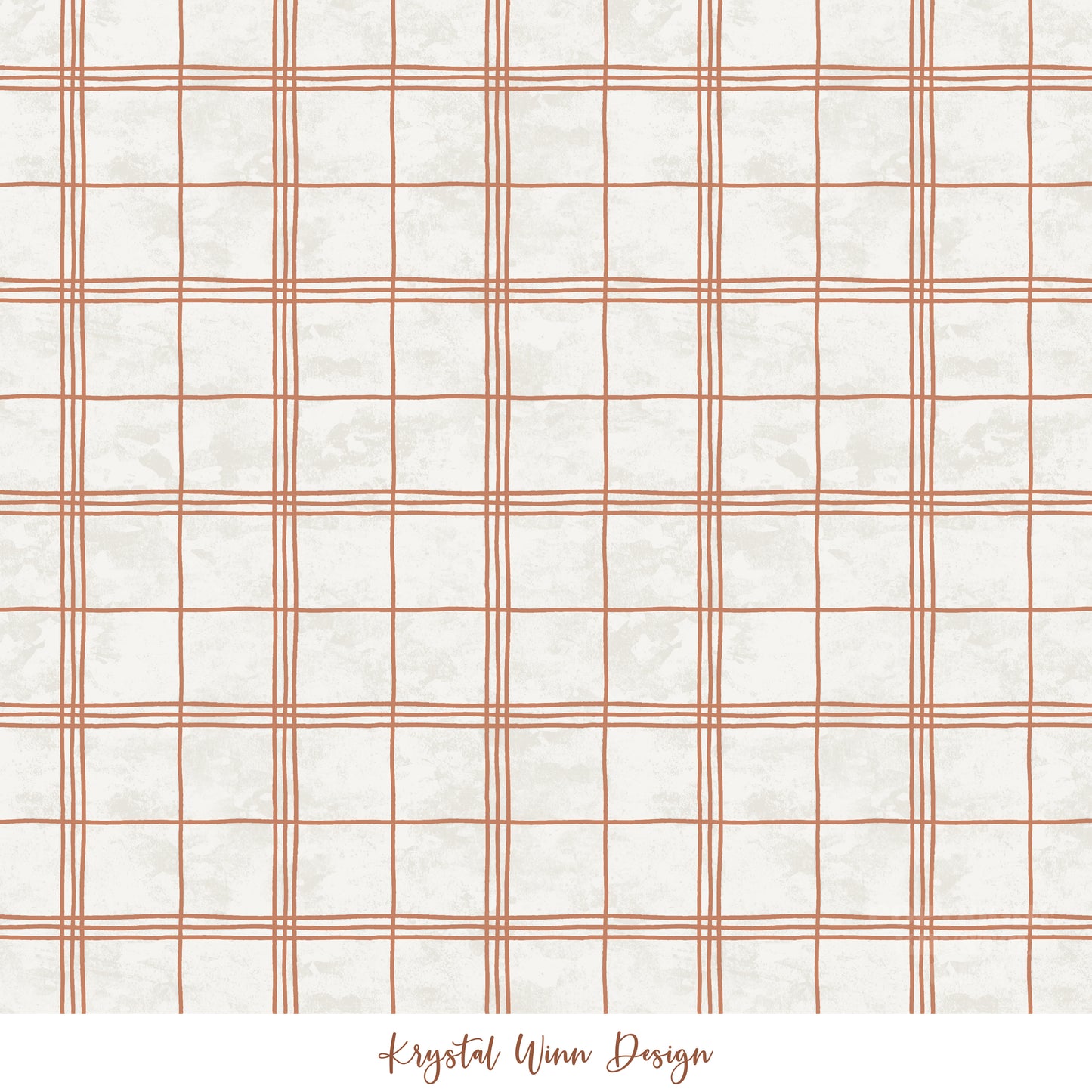 Merry Christmas Y'all Plaid Brown KW579