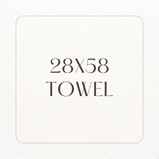 28" x 58" Towels