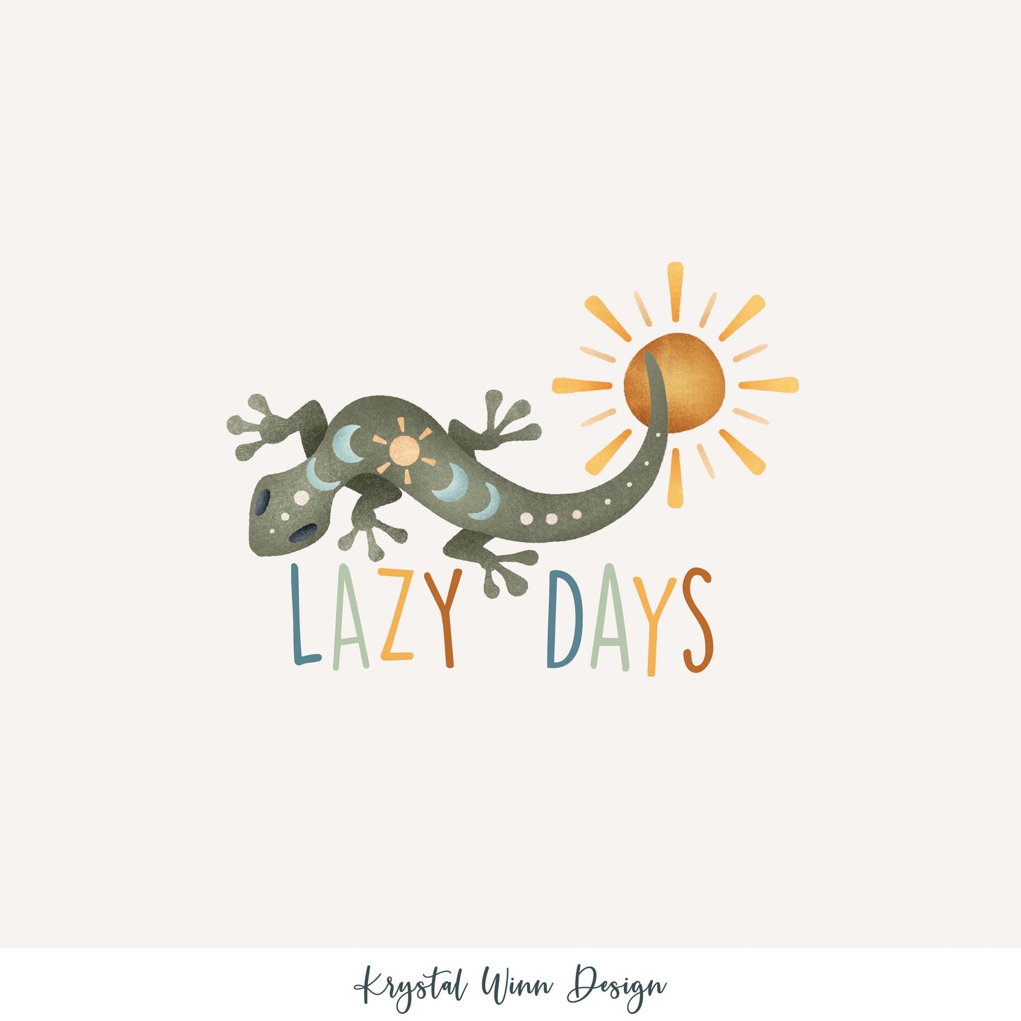 Mr Golden Sun Lazy Days KW1227 PNG